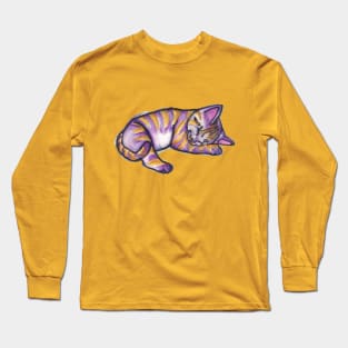 The Sleeping Purry Long Sleeve T-Shirt